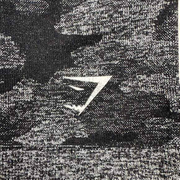 Gymshark Adapt Seamless Black Gray Camo Sports Leggings Size Small - Picture 7 of 11